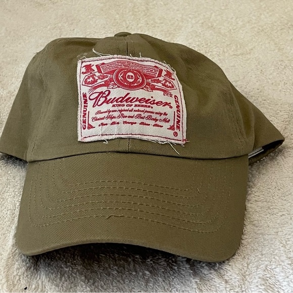 Anheuser-Busch Adjustable Budweiser Label Cap - Picture 2 of 8